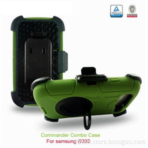Commander 2-in-1 PC + Silicone Cover for Samsung Galaxy S3